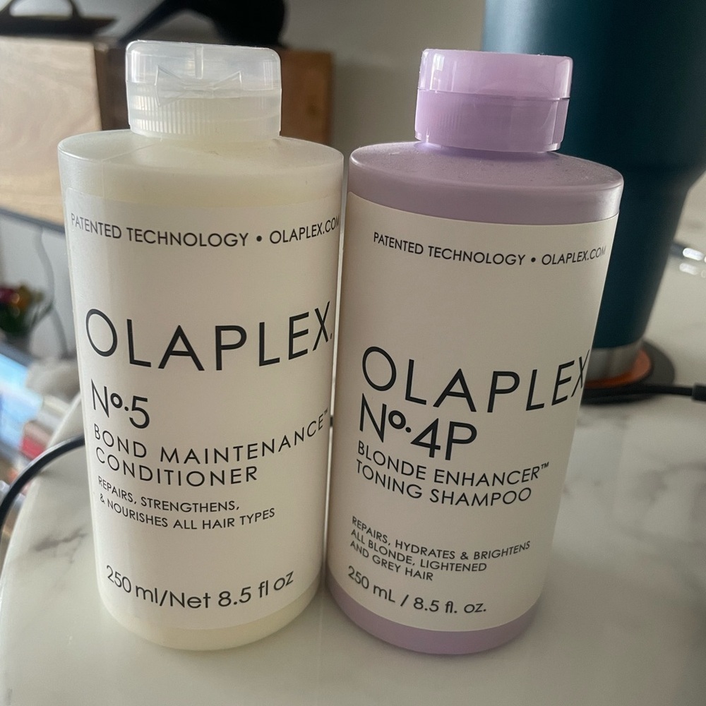 New- Olaplex No.5 shampoo and No. 4P conditioner. Unopened.